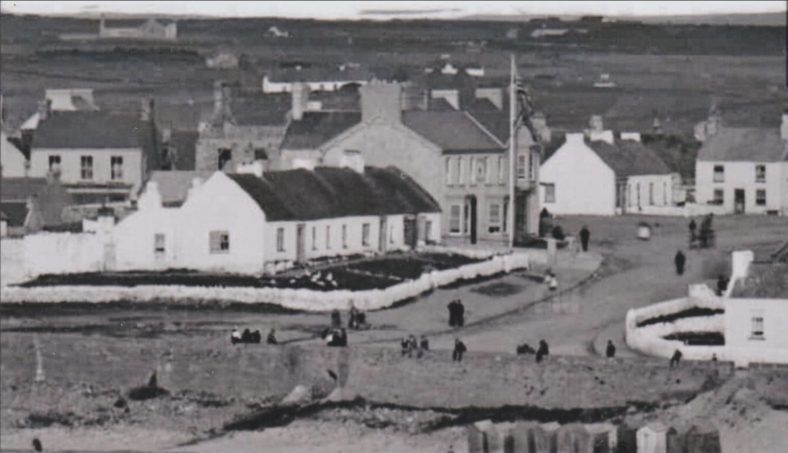 Picture taken from West End,Kilkee shows Lisdeen Church in top left hand corner.  | John Williams