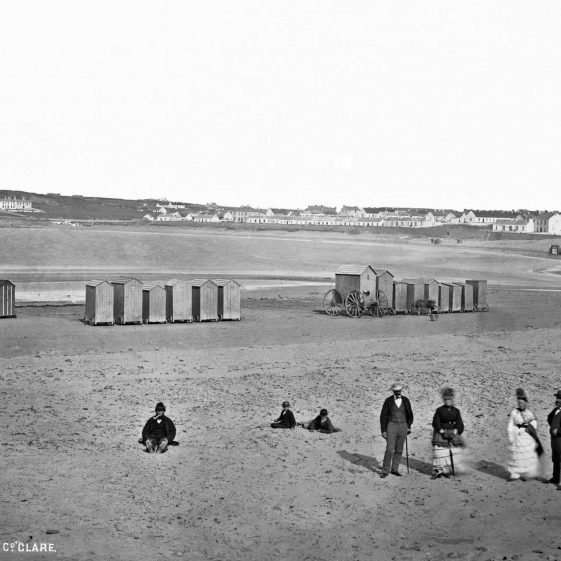Bathing Boxes on the Strand, Kilkee | Clare Library